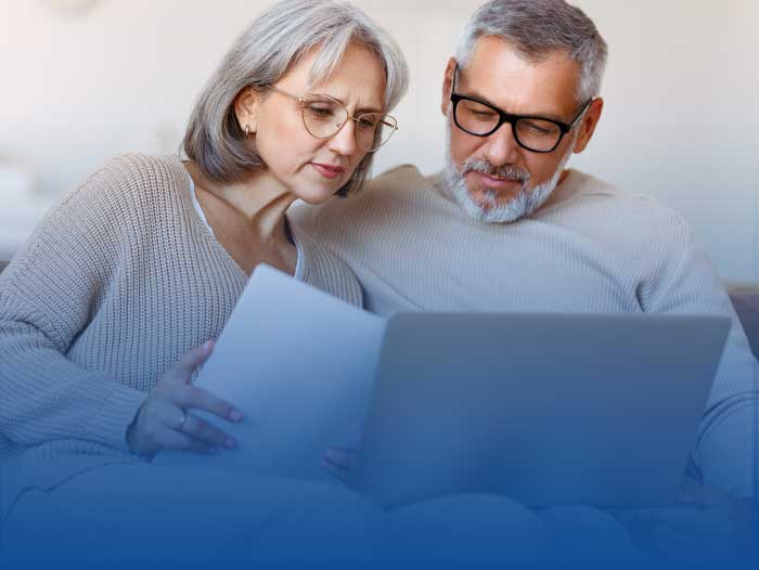 A couple over 55 researching equity release