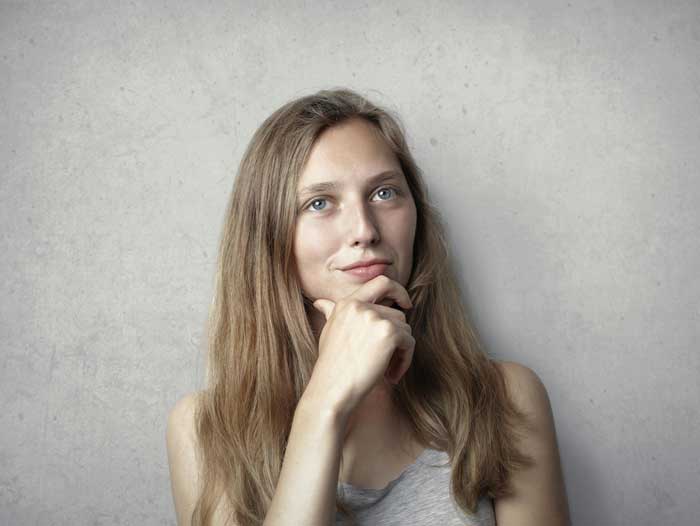 A woman wondering if there are different types of mortgage protection